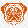 Creative Pug SVG, PNG, PDF And DXF Files