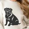 Pug Vector Craft File In SVG, PNG, PDF And DXF Formats