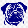 Unique Pug - For Glowforge Project