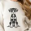 Cute Doberman Pinscher - For Craft Project