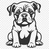 Bulldog In DXF Format - Free Commercial Use License