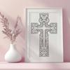 Ornate Crucifix PNG - For Religious Project