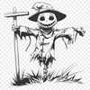 Free Unique Scarecrow Clipart PNG - Commercial Use