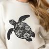 Beautiful SVG Design Featuring a Full-Body Sea Creature An SVG vector design featuring a realistic sea creature, a turtle, in a single image file.