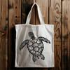 Creative Sea Turtle In SVG, PNG, PDF And DXF File Formats - Free