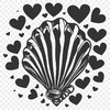 Stunning Seashell DXF - For Seaside Project