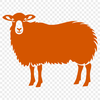 Sheep Template In SVG, PNG, PDF And DXF File Formats