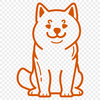 Stunning Shiba Inu Decal In DXF For Free Download