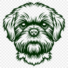 Artistic Shih Tzu In SVG Format - Free Download