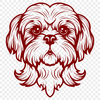 Unique Shih Tzu Image DXF - Free Download