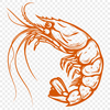 Shrimp Vector Art In SVG, PNG, PDF And DXF File Formats