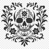 Artistic Skull In PDF - For Free Download, Commercial Use