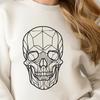 Artistic Skull - Cricut DXF