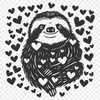 Free Creative Sloth Vector Drawing