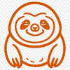 Stunning Sloth In PDF - For Free Download, Commercial Use