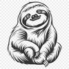 Free Sloth Vector Illustration