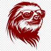 Unique Sloth Vector Image PDF - Free Download