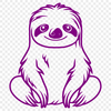 Sloth Template In DXF File Format For Free Download