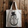 Creative Snowman Vector Drawing - Free PNG Download