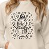 Beautiful Snowman Drawing - Free DXF Download