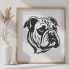 Bulldog In SVG Format - Free Commercial Use License