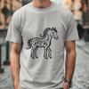 Creative Horse In DXF Format - Free Download