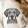 Ornate Labrador Retriever - SVG Format