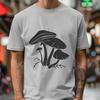 Artistic Mushroom Decal