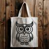 Free Owl In DXF For Free Download