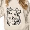 Free Shetland Sheepdog - Laser Cutter DXF