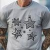 Unique Star Digital Drawing SVG - Free Download