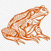 Toad Digital Art In SVG, PNG, PDF And DXF Formats