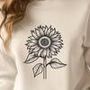 Artistic Sunflower - Cricut PDF