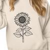 Floral Sunflower - Laser Cutter SVG