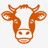 Artistic Cow In DXF - Free Download