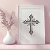 Ornate Crucifix In SVG Free Commercial Use Download