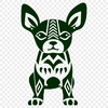 Sitting Dog PNG - Decal For Commercial Use