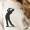 Golfer In SVG File Format