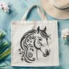 Unique Horse Vector Illustration SVG - Free Download