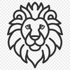 Artistic Lion Vector Art