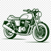 Motorcycle Digital Art In PNG & SVG - Free Digital Download