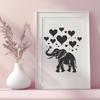 Creative Elephant Vector Art