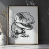 Free T Rex - Sublimation DXF