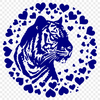 Artistic Tiger Template - Free DXF