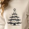 Unique Christmas Tree In DXF For Free Download