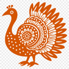 Free Unique Turkey Drawing PDF - Commercial Use