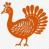 Unique Turkey Stencil DXF - Free Download