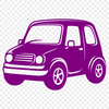 Car Printable Artwork In SVG, PNG, PDF And DXF File Formats