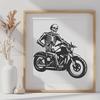 Free Motorcycle In DXF - Free Download