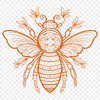 Insect Design In SVG File Format For Free Download